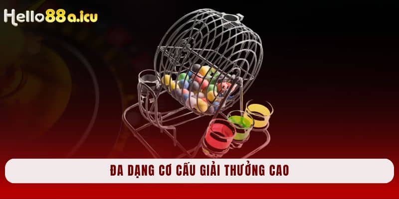 Đa dạng cơ cấu giải thưởng cao