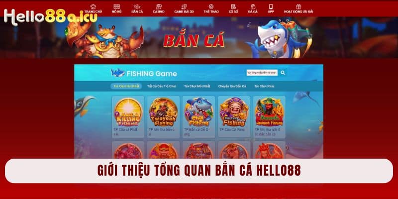 GIới thiệu tổng quan Bắn cá Hello88