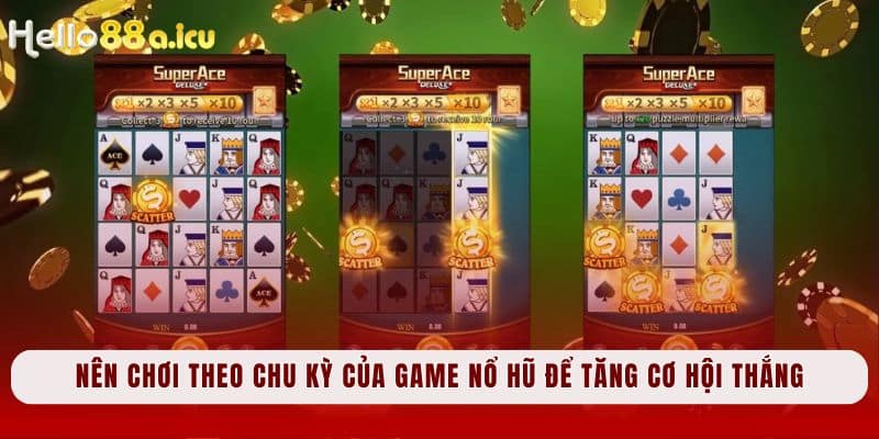 Nên chơi theo chu kỳ của game nổ hũ để tăng cơ hội thắng