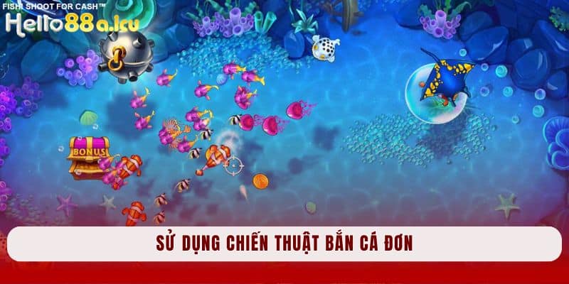 Sử dụng chiến thuật bắn cá đơn